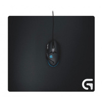 Logitech G640 Large Cloth Gaming Mousepad Stable RubberBase Moderate Surface Friction