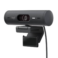 Logitech 960-001423 Brio 500 Full 1080P Webcam, Graphite
