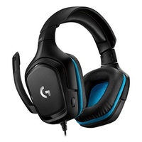 Logitech G432 7.1 Surround Sound Wired Gaming Headset Black 50mm Drivers