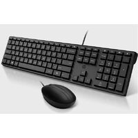 HP 320MK USB Wired Desktop Keyboard Mouse Combo Reduced-sized & Low-Profile Quiet Keys Easy Clean Plug&Play for Notebook Desktop PC