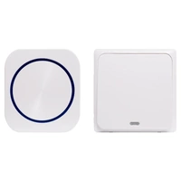 Dynalink A0329 Wireless Battery Free Multi-Tone Home Kinetic Doorbell White