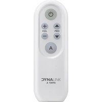 Dynalink A1009A Simple Learning Universal Remote Control 2xAAA Batteries White