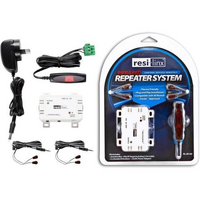 Resi-linx RL-IR100 IR Remote Audio Visual Extender Repeater System kit