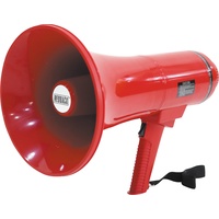 Redback Alert Evacuation Megaphone Public Address 25W 35W Max Red Rechargeable