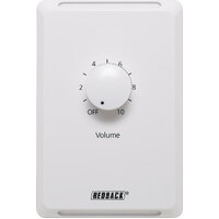 Redback Volume Control 10W 100V Line Clipsal Pro - Vertical White