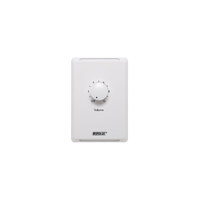 Volume Control Line Clipsal Pro Vertical 100V White with Speaker Input Terminal