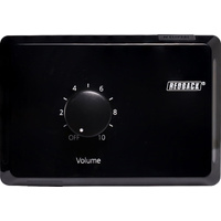 REDBACK A2239 Volume Control 40W 100V Line Clipsal Pro - Horizontal Black