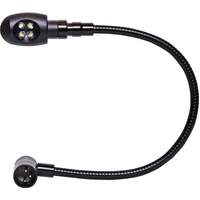 Professional 12VDC 90 Degree XLR 3 Pin connection Fleaxible Gooseneck 4 LED Lamp 450mm 