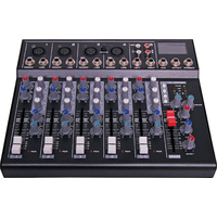 Redback Professional Audio 6 Channel Mixing Desk With USB Playback