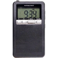 Dynalink A2798A AM-FM DC-3V Digital LCD Display Pocket Portable Radio   