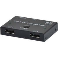 8K Ultra HD Display Port Bi-Directional Switch for Gaming  Monitor & Computer