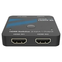 Dynalink 8K 48Gbps 2 Way HDMI Switcher 2 Input 1 Output Auto EDID Management