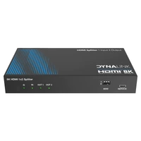Dynalink A3106 8K HDMI 2 Way Splitter 40Gbps Video Bandwidth