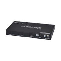 Dynalink 2 Way Audio Visual  HDMI Splitter With Downscaler & Audio Extractor