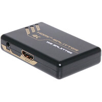 2 Way HDMI Splitter 10.2GBps Bandwidth with Uncompressed Audio 4Kx2K Resolution