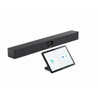 Yealink MeetingBar A40 Microsoft Teams and Zoom Rooms on Android, For Small to Medium Room, CTP25 Touch Console with Sharing and BYOD