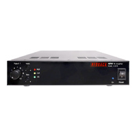 REDBACK A4218 60W Public Address PA Zone Amplifier 1RU 19 inch Rack Space Black
