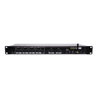 REDBACK A4423 4 Input 2 Output PA Mixer with Bluetooth Audio Connection Black