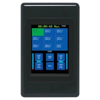 A4496 Touchscreen Source Switching Black Wall Plate to Suit A4480B