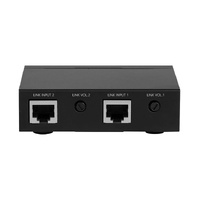 A4850 Two Zone Bluetooth Audio Extension Wall Plate Receiver Black