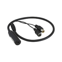 CCTV Security Audio Pick Up Add on Microphone for Camera power Audio Cable
