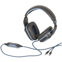Gaming Headphones  2.0m cable Adjustable Microphone 2 x 3.5mm Socket 4 Pole Plug