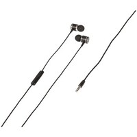 Aluminium Stereo Earphones with Microphone and Volume Control 1.2m Long Cable