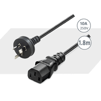 Sansai Electrical Appliance Power Lead 10A 250V AU Style 3pin Plug 