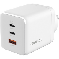 Comsol 100W GaN USB Wall Charger 2 x USB-C & USB-A