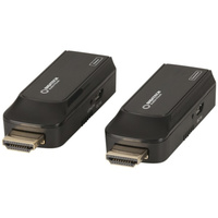 DIGITECH Mini HDMI 50m 1080p Cat5e 6 Extender 5VDC power with USB Micro B power cable 
