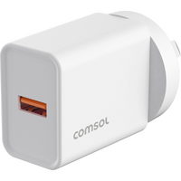 Comsol 18W QC 3.0 USB-A Wall Charger