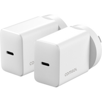 Comsol 20W USB-C Charger Twin Pack