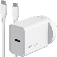 Comsol 20W USB-C Wall Charger + 1.5m USB-C to C Cable