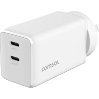 Comsol 60W 2 Port USB-C GaN Fast Charger