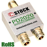  Instock 700-2700MHZ 2 Way Wireless Splitters Combiners N/Female Rohs Approved