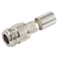 N Female RF Connector For L-400 Coaxial Cable