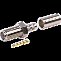 SMA Female Connectors For RG-58/ L-195 Coaxial Cable