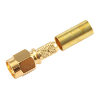 Powertec SMA Male Connector for L-400 Coaxial Cable ACC-PT-00175 SA1-C-L40