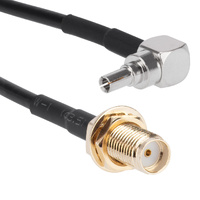 Powertec PTL-100 Patch Cable CRC9 to SMA Female Connectors 18cm ACC-PT-00325