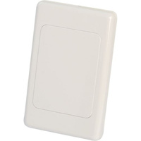 Powertec Professional Wall Plate Blank with a Smooth White Finish ACC-PT-00377