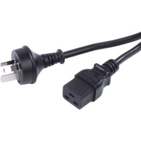IEC C19 To 15A Power Lead with Oversized Earth Pin C19 ACL Type