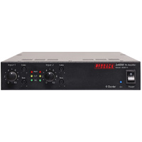 REDBACK 2 x 60W Dante Public Address Zone Amplifier Modular 1RU Rackmount AD4219