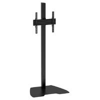 Atdec ADBS-1-4FBB Single Freestanding Floor Mount (18.9&quot; Rail, 70.87&quot; Post). Max Load 50kg. Black.