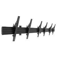 Atdec 3x1 wall menu board mount (3m rail), tilting angle. Max load per display: 50kg