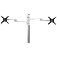 Atdec Dual display monitor arm AFS-AT-DC WHITE (1 x AF-AT-B 525mm long pole with 422mm articulated arm + 1 x AF-AA-B Accessory monitor arm for AF-AT)
