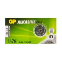LR44 Button Cell Alkaline GP A76 PK1 AG13