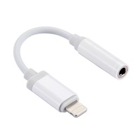 Apple Lightning to 3.5MM Stereo Audio Adaptors White connect iPhones and iPads