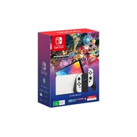 Nintendo Switch Console OLED Model Bundles Mario Kart 8 Bundle (White)  
