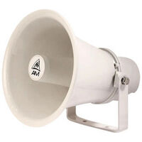 Australian Monitor 15W IP66 Vocal Clarity & Sound Projection Horn Speaker White