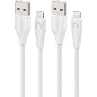 Comsol Apple Lightning Cable Twin Pack 1m White